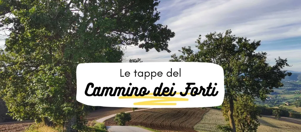 Le tappe del Cammino dei Forti e dove dormire